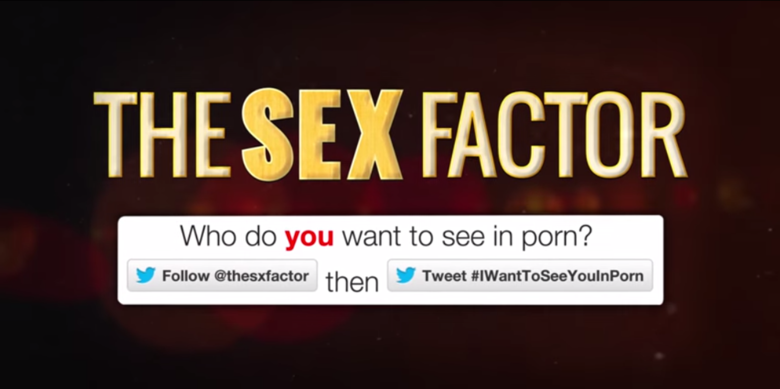 (c) capture d'écran Youtube /  The Sex Factor